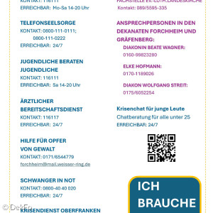 Hier findest du Hilfe im Notfall